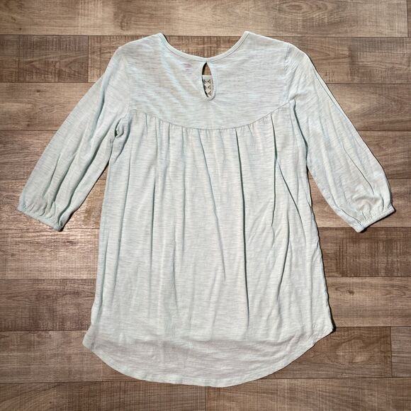 Old Navy Girls Blouse Shirt Lace Detail Boho Mint Green Size XL(14) - Picture 5 of 8